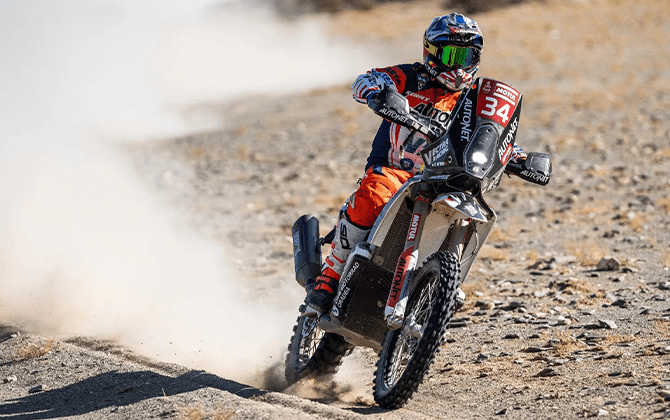 Un Dakar excelent pentru Mani Gyenes: locul 21 la general și patru etape rămase