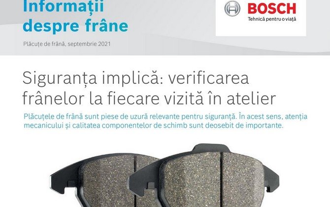 Informații despre frâne