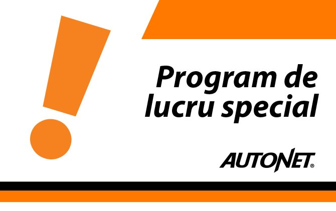 Program de lucru în 24 ianuarie