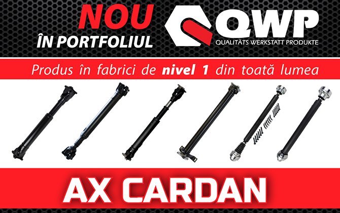 Axuri cardanice: cea mai nouă linie de produs QWP