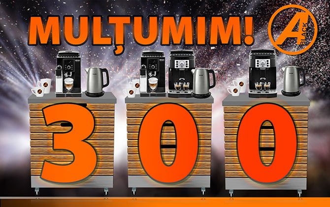 Primele 300 de coffee cornere livrate partenerilor noștri